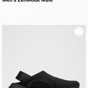lululemon athletica Men's ZenMode Mule Black